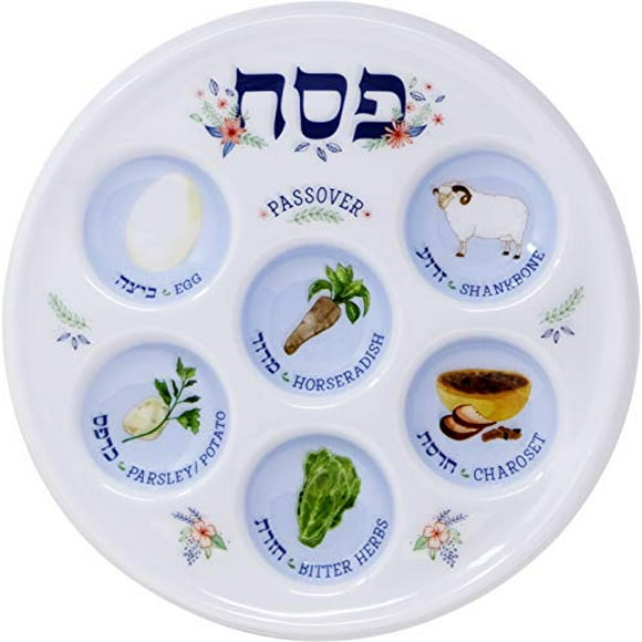 Platos Fiestas Passover Matzah Design Paper Goods Party Set Platos Fiestas Passover Matzah Design Paper Goods Party Set